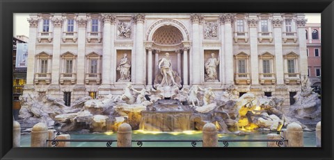 Framed Trevi Fountain Rome Italy Print