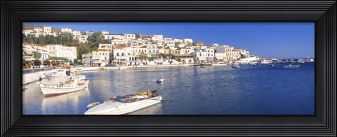 Framed Andros, Cyclades, Greece Print