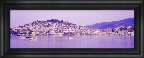 Framed Poros, Greece Print