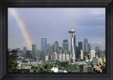 Framed Rainbow Seattle WA Print