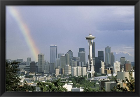 Framed Rainbow Seattle WA Print