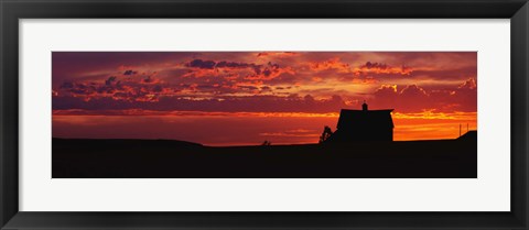 Framed Farmhouse WA Print