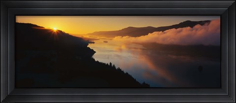 Framed Columbia River Gorge OR Print