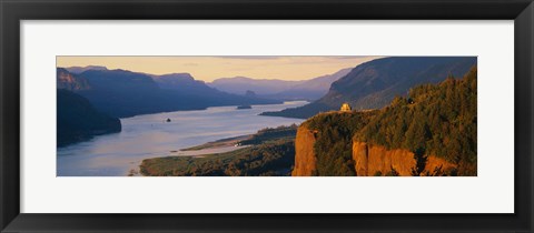 Framed Columbia River OR Print
