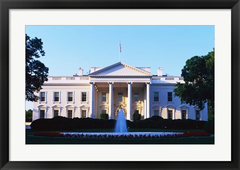 Framed White House Washington DC Print