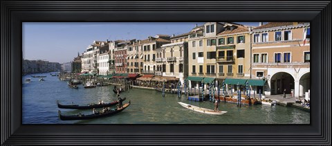 Framed View of the Grand Canal, Venice Italy Print