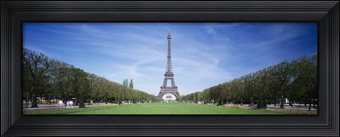 Framed Eiffel Tower from a Distance, Paris, France Print