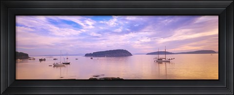 Framed Frenchman Bay, Bar Harbor, Maine, USA Print