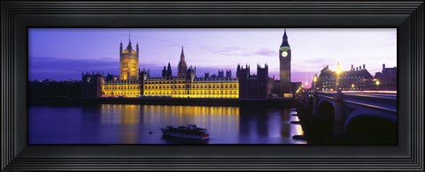 Framed Parliament, Big Ben, London, England, United Kingdom Print