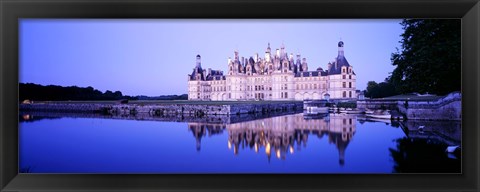 Framed Chateau Royal De Chambord, Loire Valley, France Print