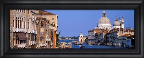 Framed Buildings Along the Grand Canal, Venice Italy Print