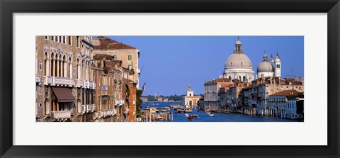 Framed Buildings Along the Grand Canal, Venice Italy Print