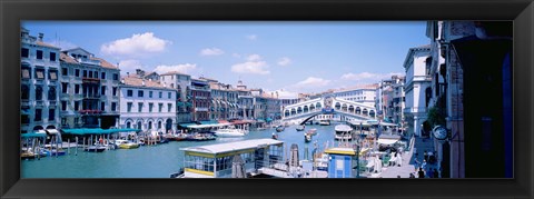 Framed Rialto and Grand Canal Venice Italy Print