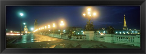 Framed Evening Paris France Print