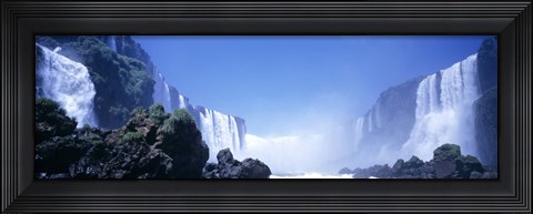 Framed Iguacu Falls, Parana, Brazil Print