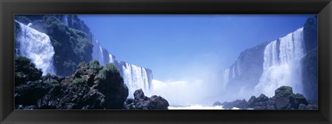 Framed Iguacu Falls, Parana, Brazil Print