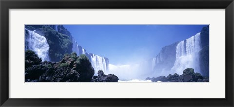 Framed Iguacu Falls, Parana, Brazil Print