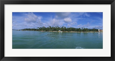 Framed Trees on the beach, Phuket, Thailand Print