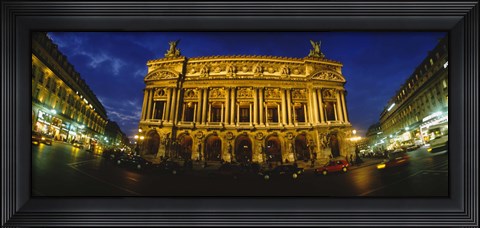 Framed Facade of a building, Opera House, Paris, France Print