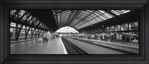 Framed Train Station, Cologne, Germany Print