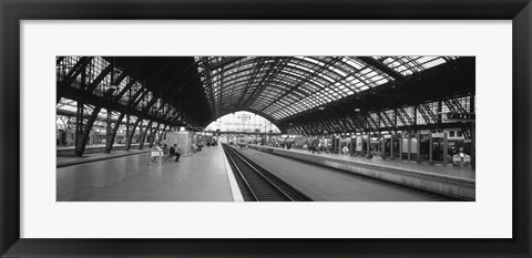 Framed Train Station, Cologne, Germany Print