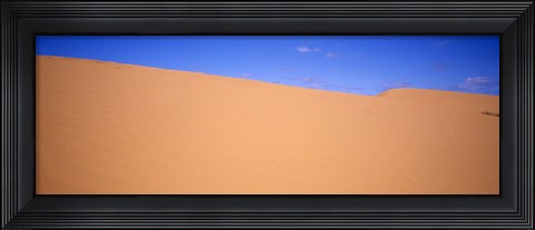 Framed Sand dunes in a desert, New South Wales, Australia Print