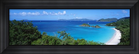 Framed Trunk Bay, St. John US Virgin Islands Print