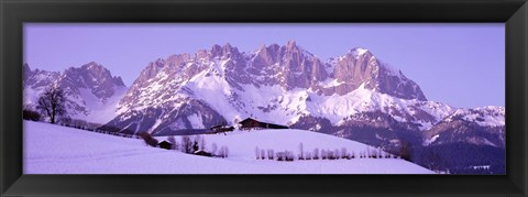 Framed Wilder Kaiser Austrian Alps Print