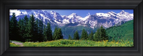 Framed Murren Switzerland Print