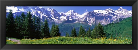 Framed Murren Switzerland Print