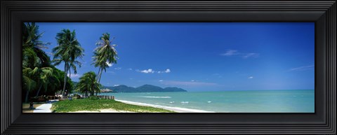 Framed Tropical Beach Penang Malaysia Print