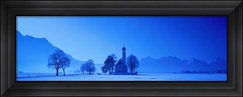 Framed St. Coloman Church Schwangau Germany Print