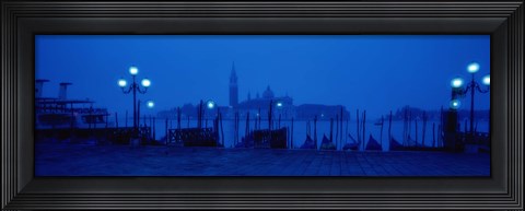 Framed Church of San Giorgio Maggiore with Gondolas Venice Italy Print