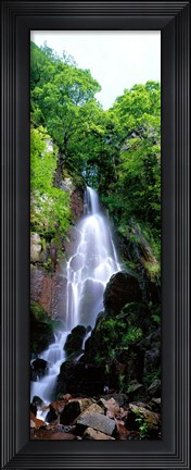 Framed Waterfall Alsace France Print