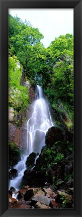 Framed Waterfall Alsace France Print