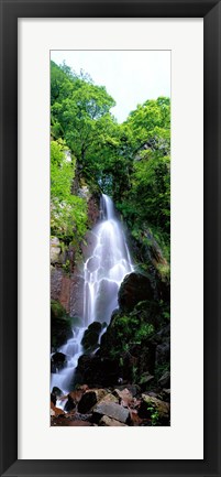 Framed Waterfall Alsace France Print