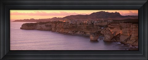 Framed Bonifacio Corsica France Print