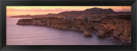 Framed Bonifacio Corsica France Print