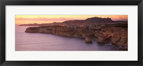 Framed Bonifacio Corsica France Print