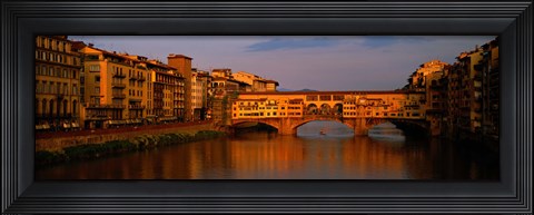 Framed Ponte Vecchio Arno River Florence Italy Print