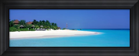 Framed Laguna Beach Maldives Print