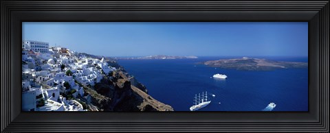 Framed Santorini Greece Print