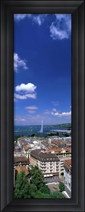 Framed Geneva Switzerland (vertical) Print