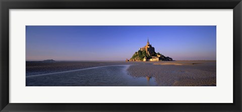 Framed Mont Saint Michel, Normandy, France Print
