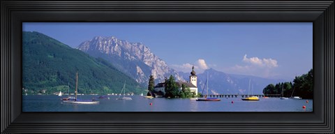 Framed Traunsee Lake Gmunden Austria Print