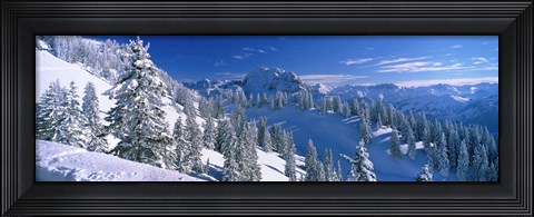 Framed Alpine Scene, Bavaria, Germany Print