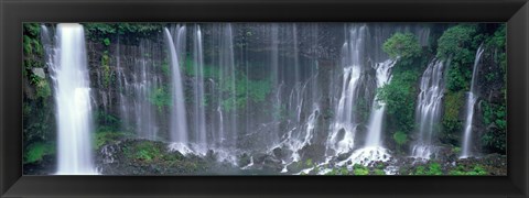 Framed Shiraito Falls, Fujinomiya, Shizuoka, Japan Print