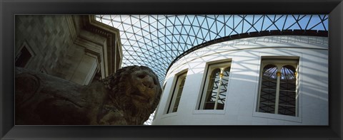 Framed British Museum Interior, London, England Print