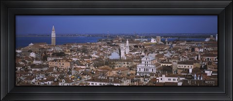 Framed Aerial view of Venice, Italy Print
