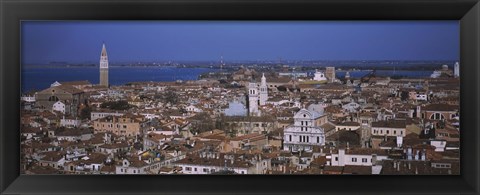 Framed Aerial view of Venice, Italy Print